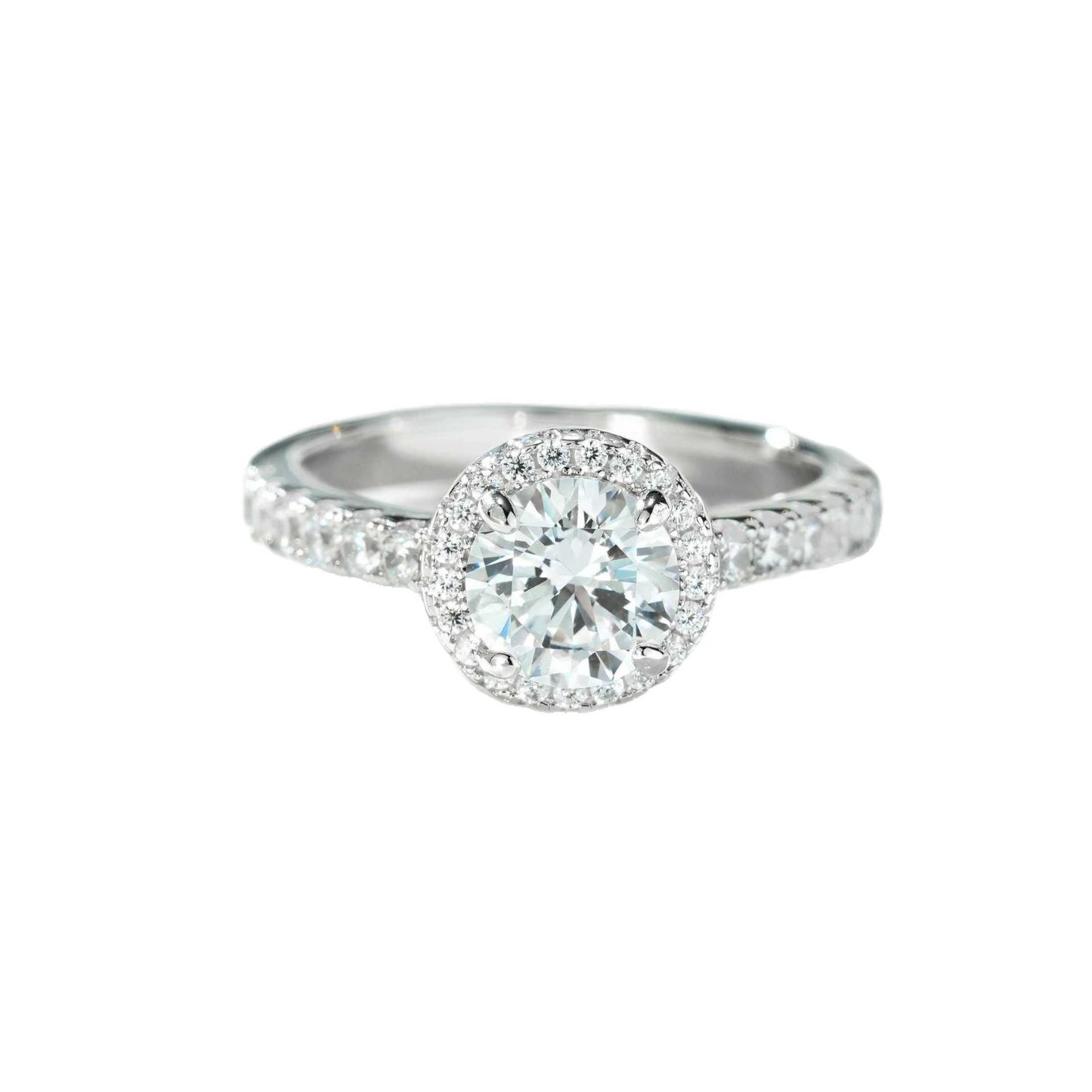 Anillo 1-carat Round Bezel Ring