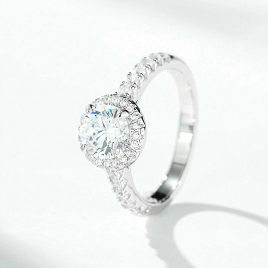 Anillo 1-carat Round Bezel Ring