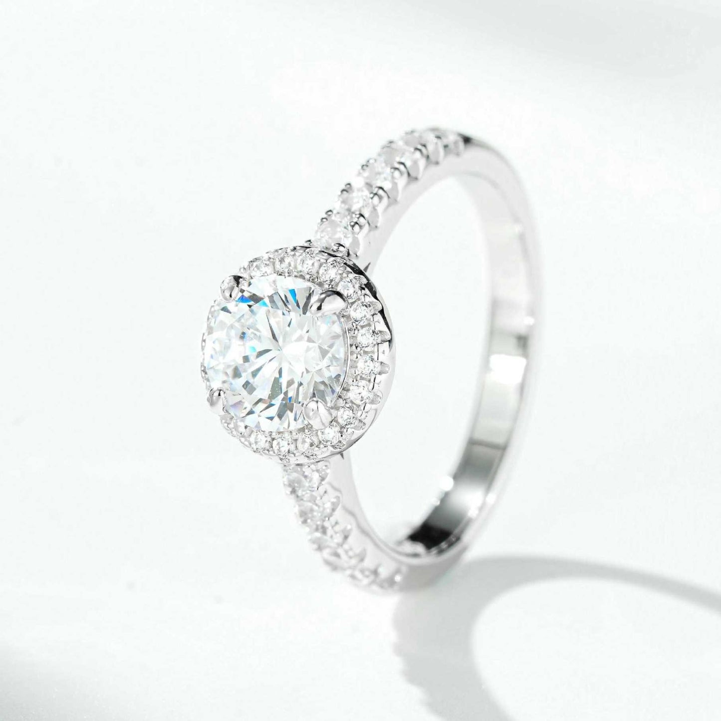 Anillo  1-carat Round Bezel Ring