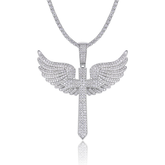Cadena con diamantes para hombre