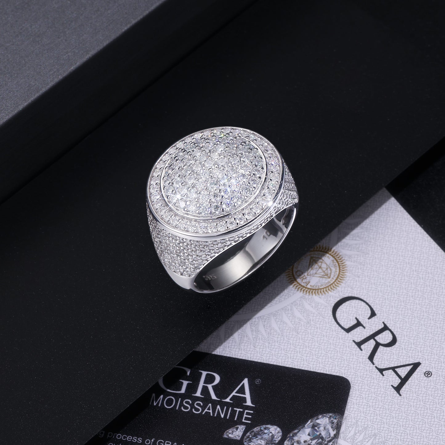 Anillo de diamante para hombre