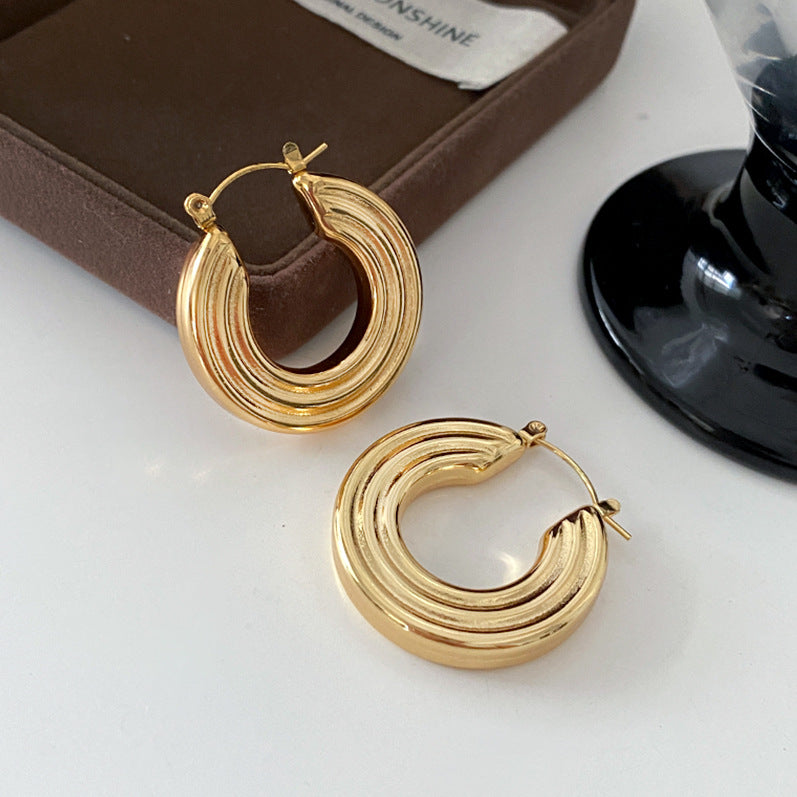 Aros Ancient Egyptian Titanium Steel Round