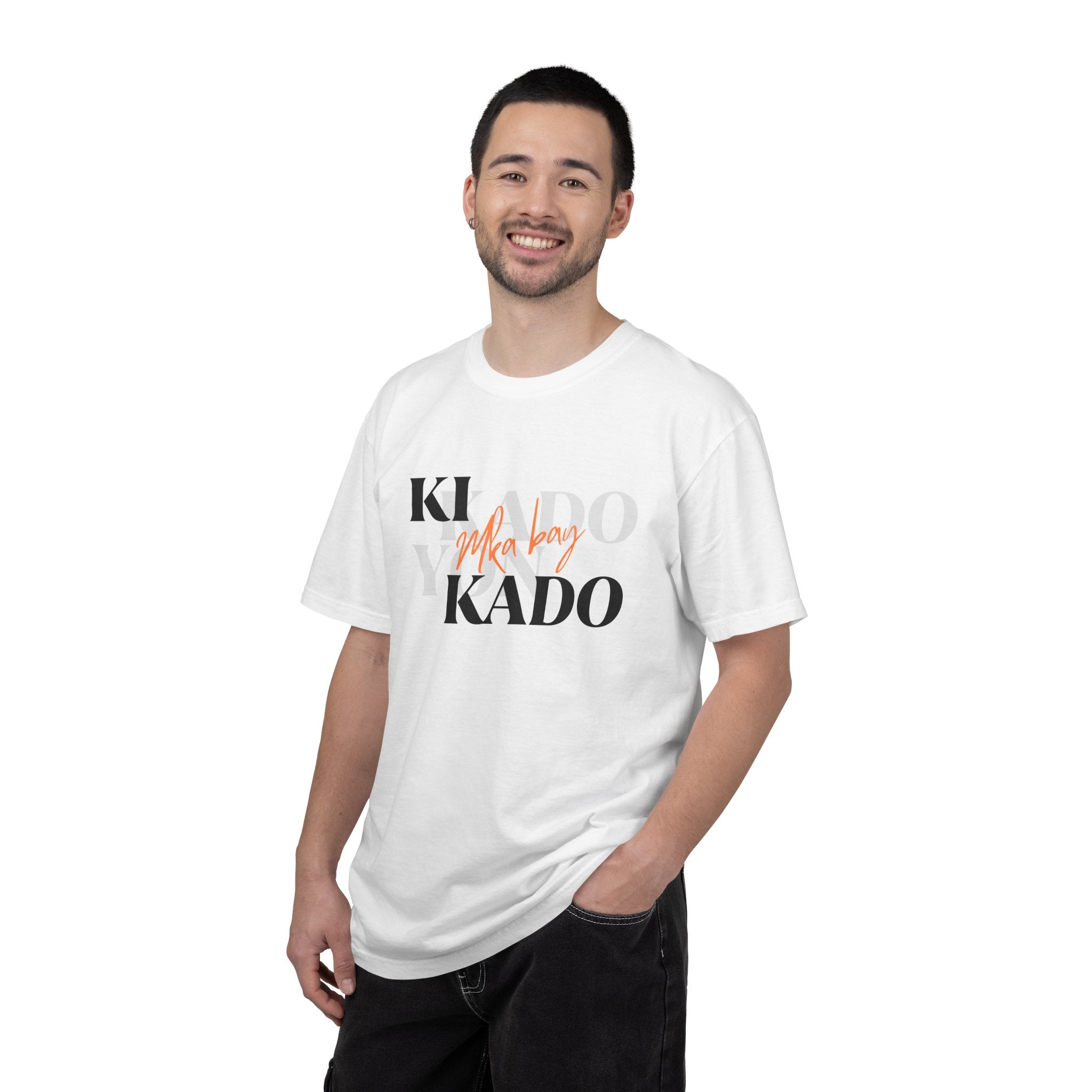 White T-shirt — Ki Kado Mka bay yon kado