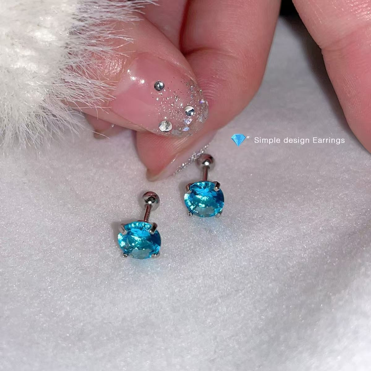 Aros Steel Blue Zircon Four