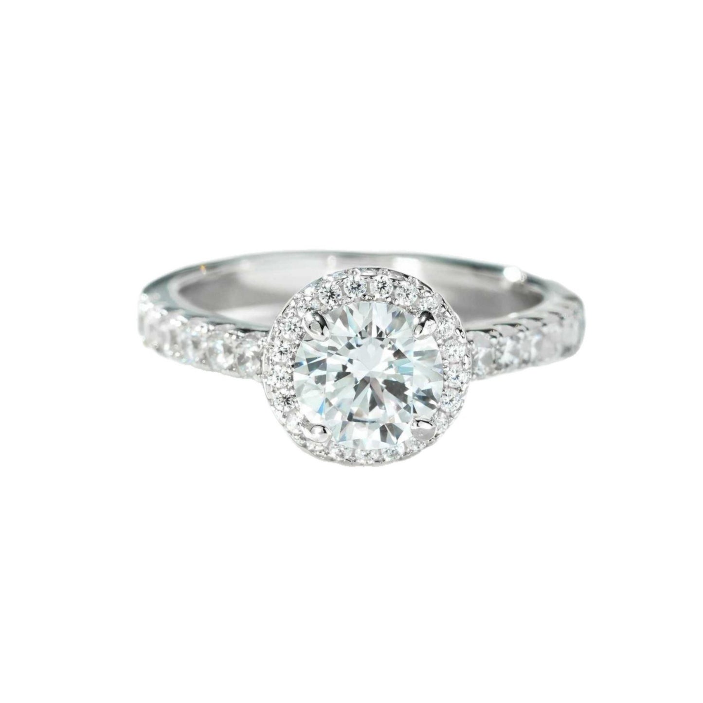 Anillo  1-carat Round Bezel Ring