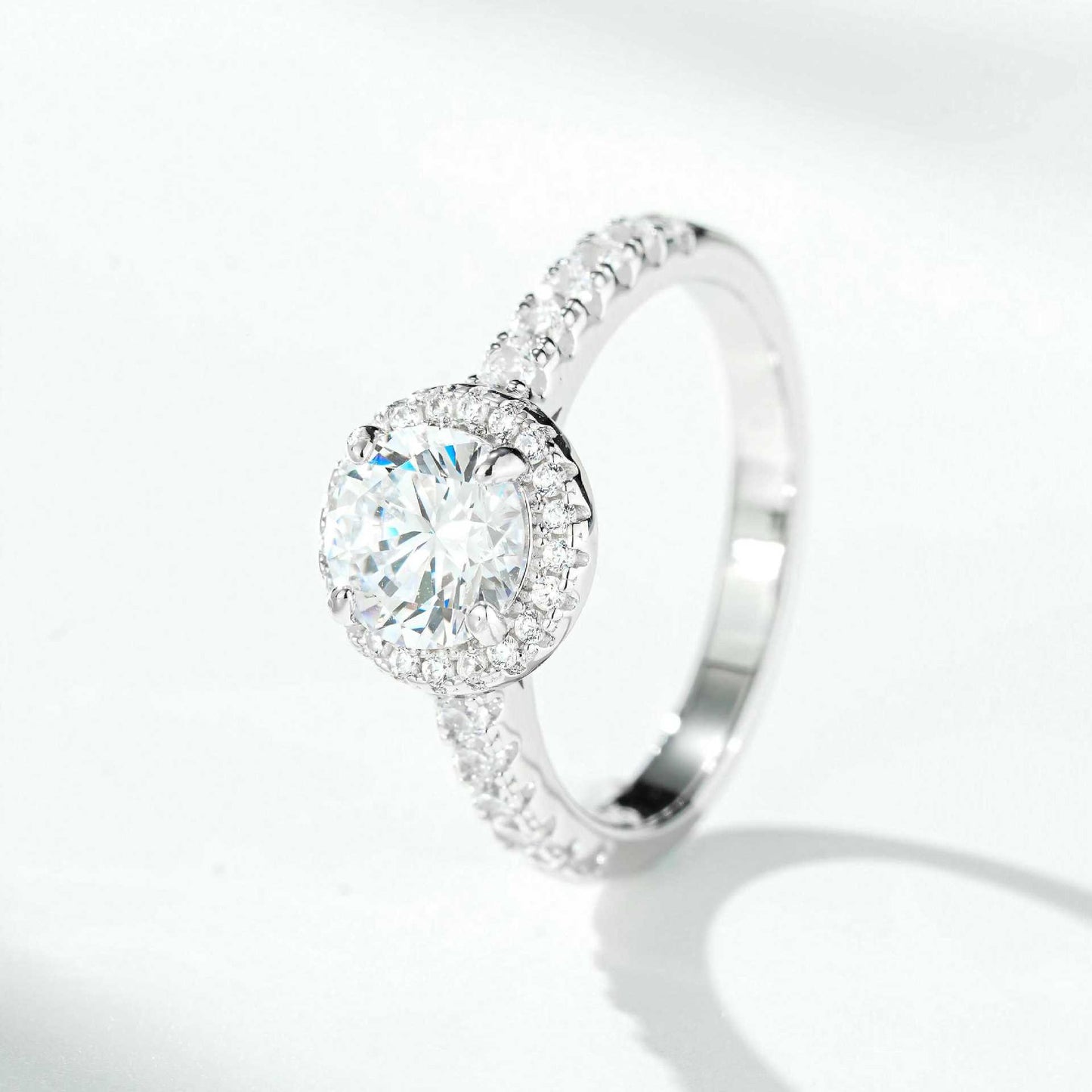 Anillo  1-carat Round Bezel Ring