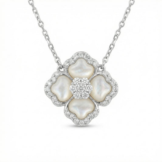Aro Pearl and Diamond Floral