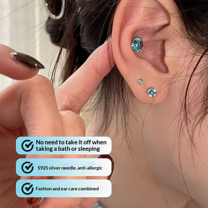 Aros Steel Blue Zircon Four