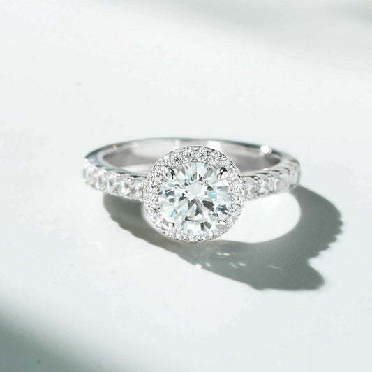 Anillo  1-carat Round Bezel Ring